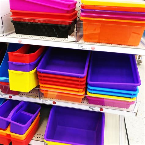 target dollar spot storage bins